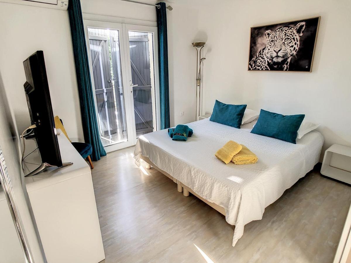 3 Bedrooms Villa Near Cannes - Pool & Jacuzzi - Sea View มองเดอลิเยอลานาปูล ภายนอก รูปภาพ