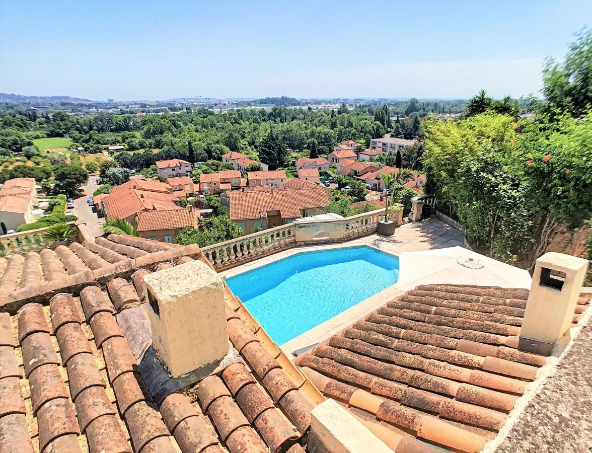 3 Bedrooms Villa Near Cannes - Pool & Jacuzzi - Sea View มองเดอลิเยอลานาปูล ภายนอก รูปภาพ