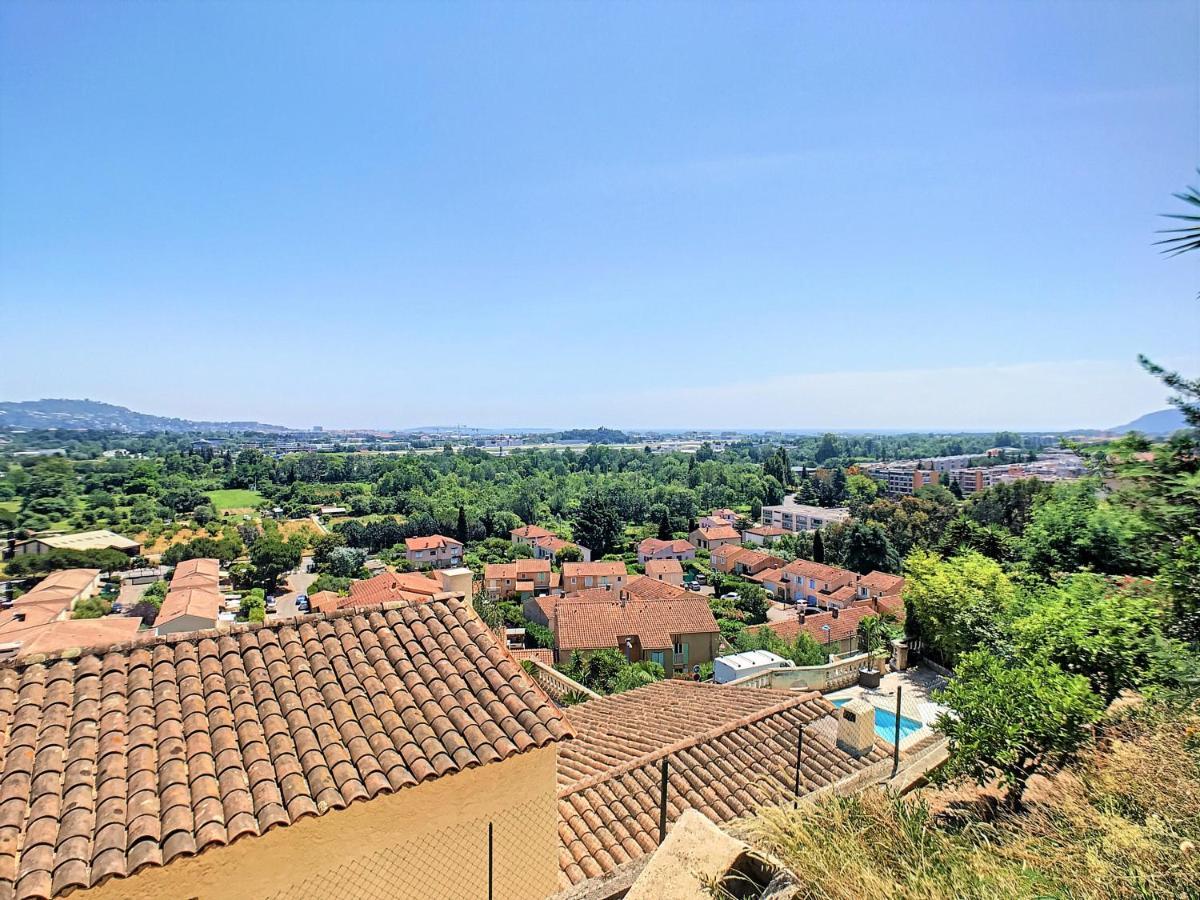 3 Bedrooms Villa Near Cannes - Pool & Jacuzzi - Sea View มองเดอลิเยอลานาปูล ภายนอก รูปภาพ